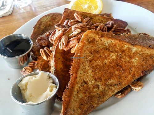 GF French toast at Follow Your Heart Market & Cafe in Canoga Park