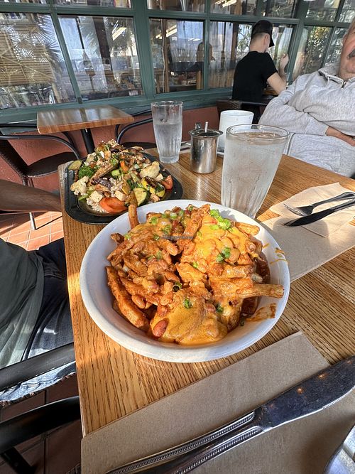 Chilli Cheese Fries 🤤  at Follow Your Heart Market & Cafe in Canoga Park