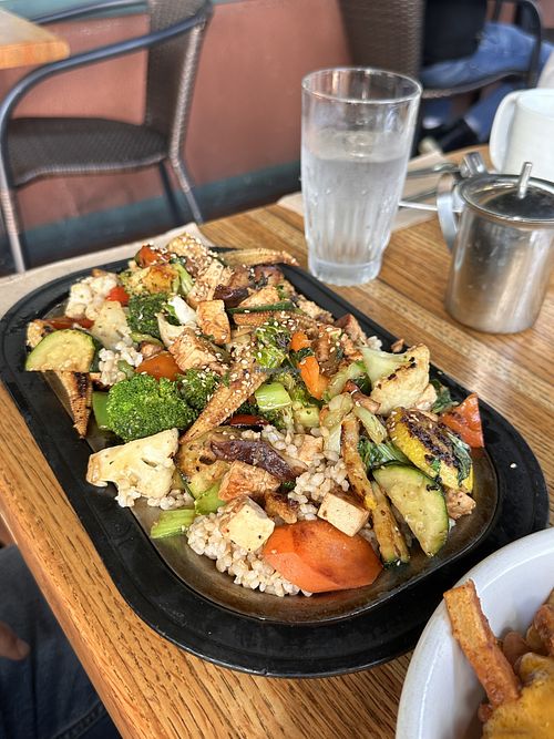 Wok Stir Fry with tofu!  at Follow Your Heart Market & Cafe in Canoga Park