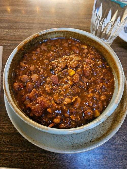 Chili is always good. at Follow Your Heart Market & Cafe in Canoga Park