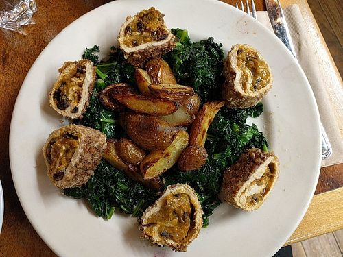 tonight's special (Dec 9, 2017) at Follow Your Heart Market & Cafe in Canoga Park