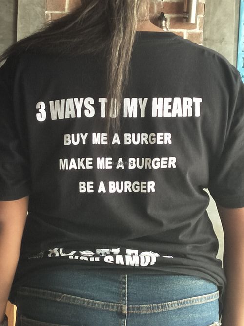 Staff's t-shirt. at Bootlegger in Koh Samui