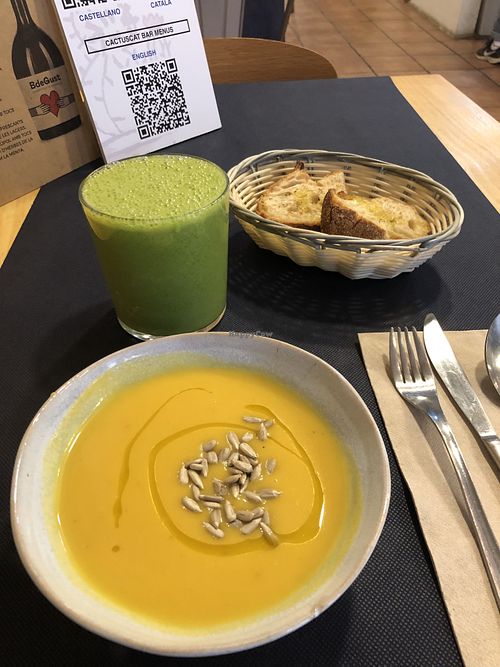 Soup  at CactusCat Bar in Barcelona