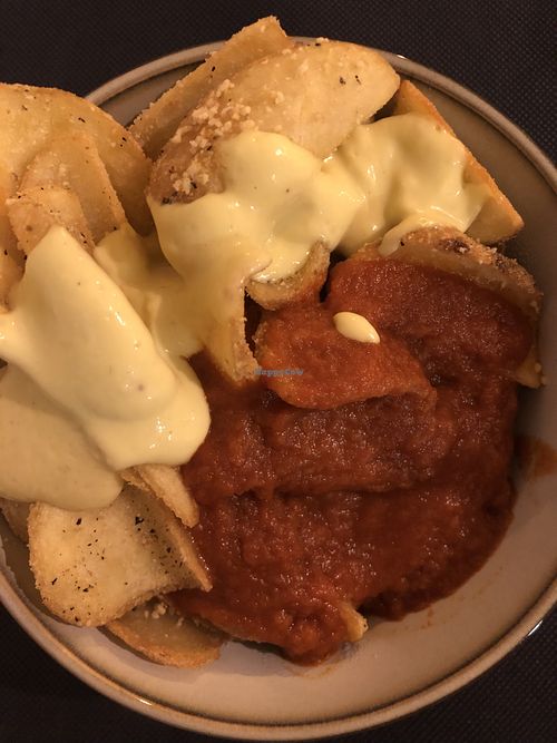 Patatas bravas at CactusCat Bar in Barcelona