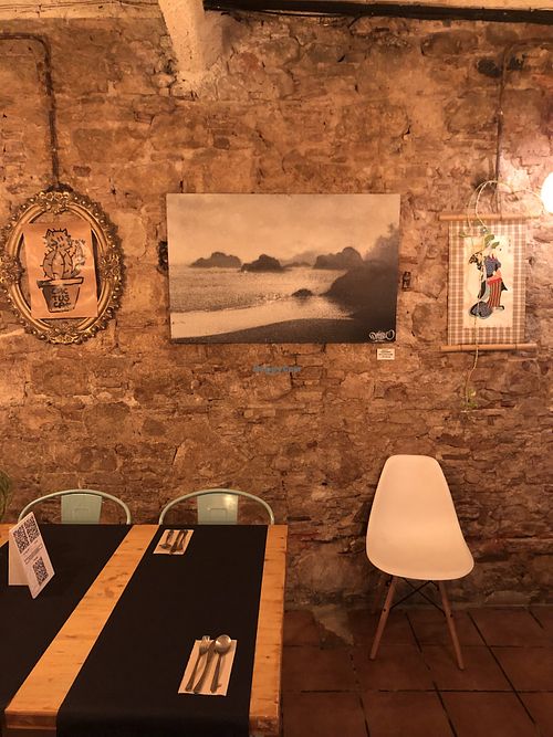 Inside  at CactusCat Bar in Barcelona