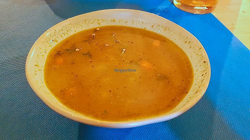 Lentil soup at CactusCat Bar in Barcelona