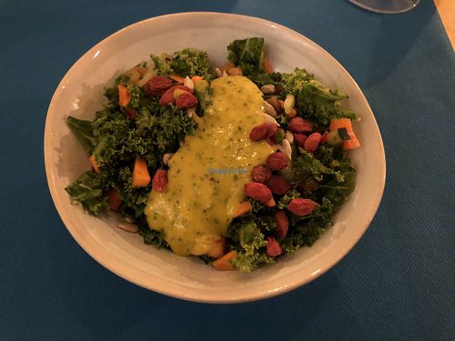 Precourse salad at CactusCat Bar in Barcelona