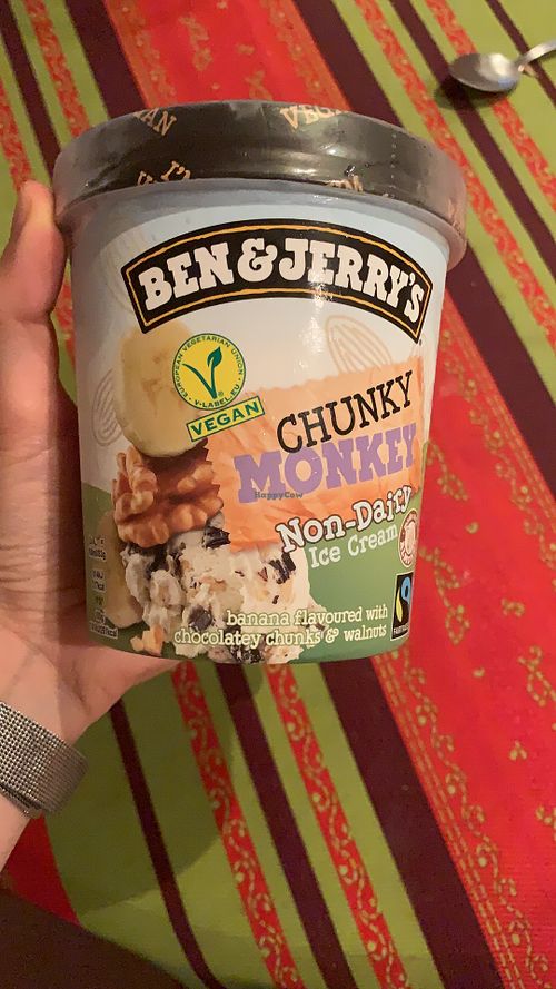 Chunky monkey vegano at Vegan Streets in Madrid