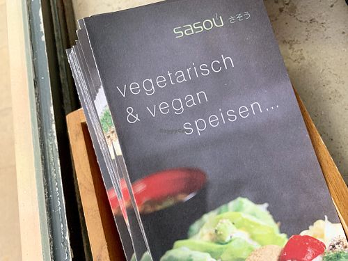 veg*n menu at Sasou in Munich