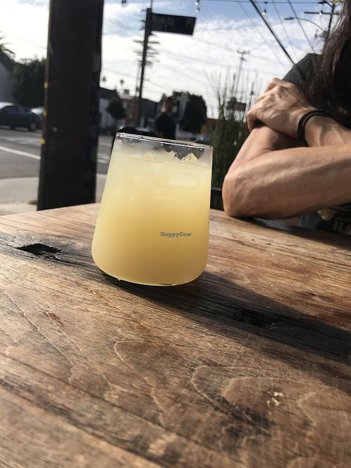 Super sour lemonade as it should be at Double Zero in Venice