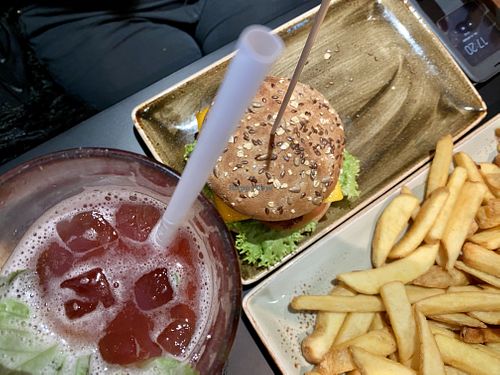 menu at Hans im Glück in Wiesbaden