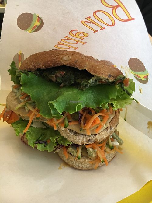Vegan sandwich  at Bio Fred in Geneva