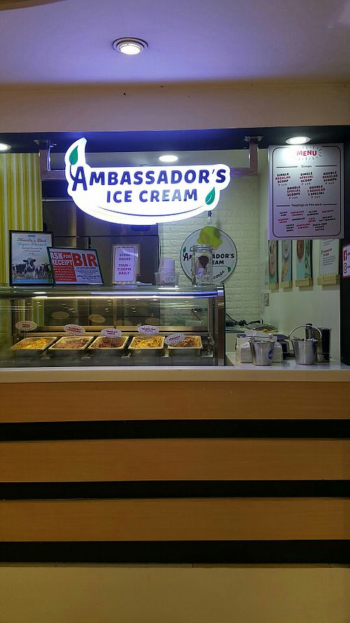 Inside of Rustan's grocery store. Small place in the corner. Be patient to find. You will enjoy the taste of wonderful VEGAN ice cream. at Ambassadors Ice Cream in Makati