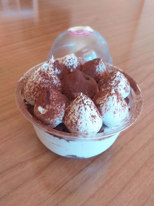 Tiramisu cake at Healthy Cakes in Valencia