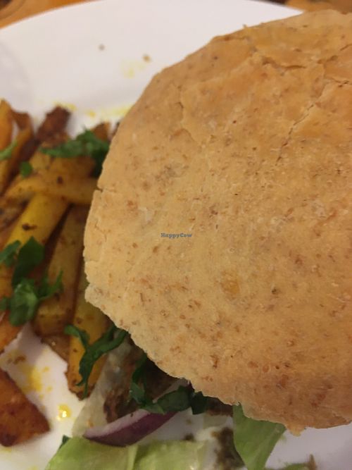 Hamburguesa de lenteja at Koala Express in Chihuahua