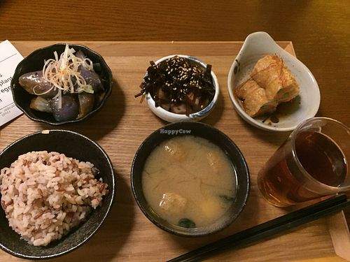 Japanese set with three options  at MUM Veggie Cafe - Eaton in Kowloon