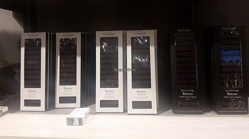 Chocolate fingers at Hotel Chocolat in Cardiff