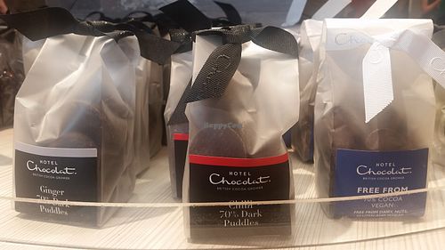 More chocolate Buttons at Hotel Chocolat in Cardiff