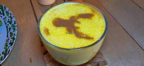 Turmeric Milk at Ruro's Cocina Urbana & Soy Veggie in Tijuana