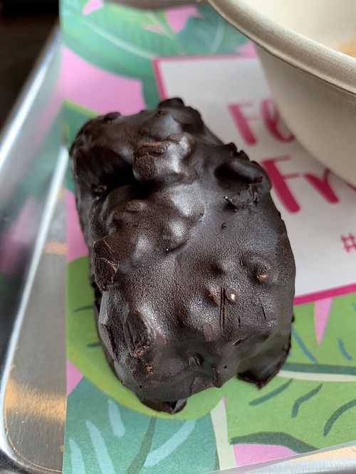 Vegan snickers bar at YAY! THAI in Saskatoon