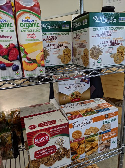 grocery products at Soul Foods in Saskatoon