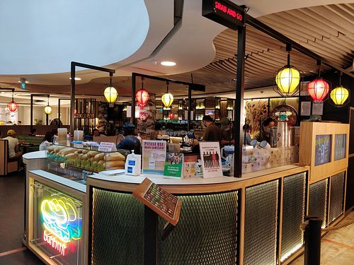 Restaurant front at NamNam - Wheelock Place in Central Singapore