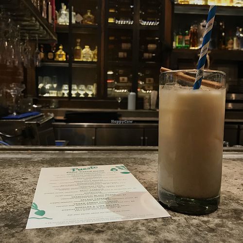 Horchata and Rum - amazing! at Puesto in La Jolla