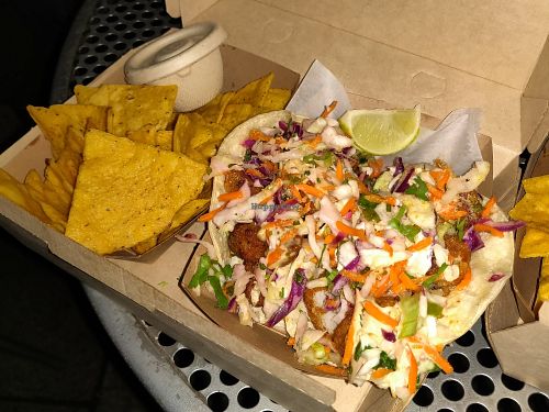 Cauliflower tacos at MTHR Vegan in New York City
