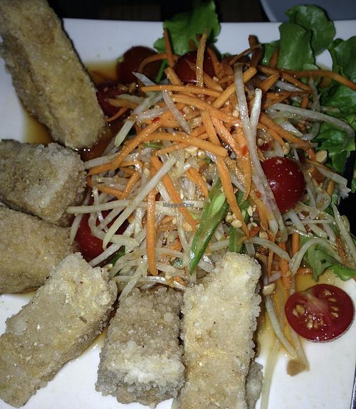 Salt and Pepper Tofu. at Yulli's in Surry Hills