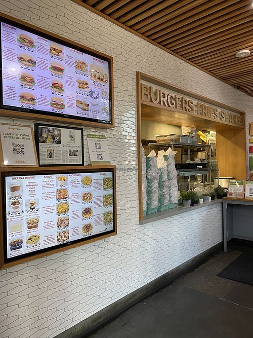 Entry Area of Burger Patch w/Digital Menu  at Burger Patch in Sacramento