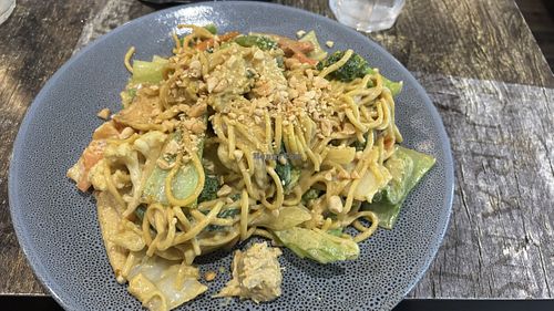 Satay noodles   at West End Vegan Restaurant in West End