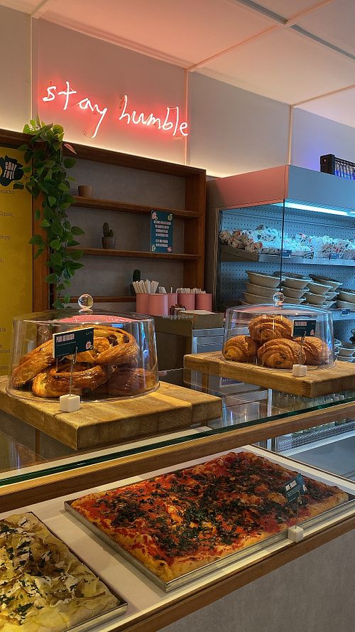 pastries and focaccia   at Humble in South West London