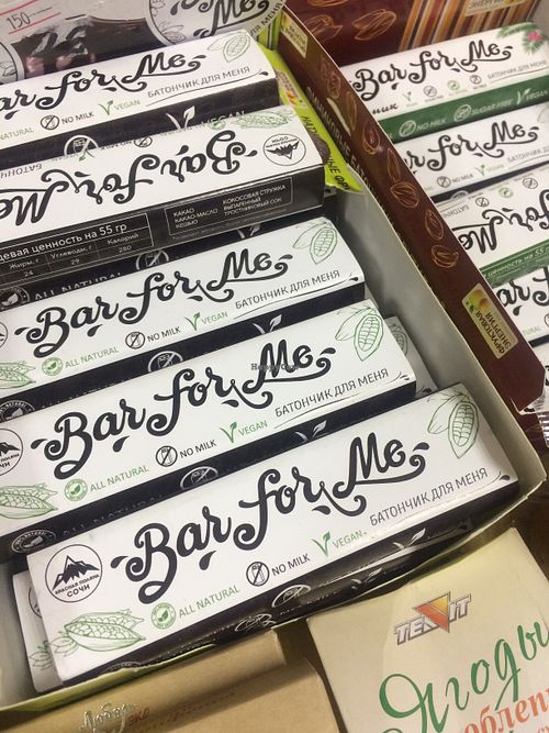 Vegan bar  at Agni in Sochi