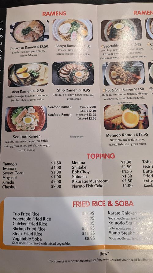 Any ramen can be made Vegan at Ikko in Birmingham