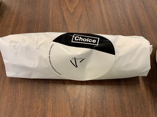 Vegan breakfast burrito  at Choice Market - Broadway in Denver