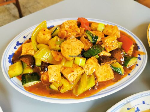 Sechuan tofu at Hong Kong in Kutna Hora