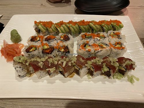 All vegan!! at Otani in Mayfield Heights