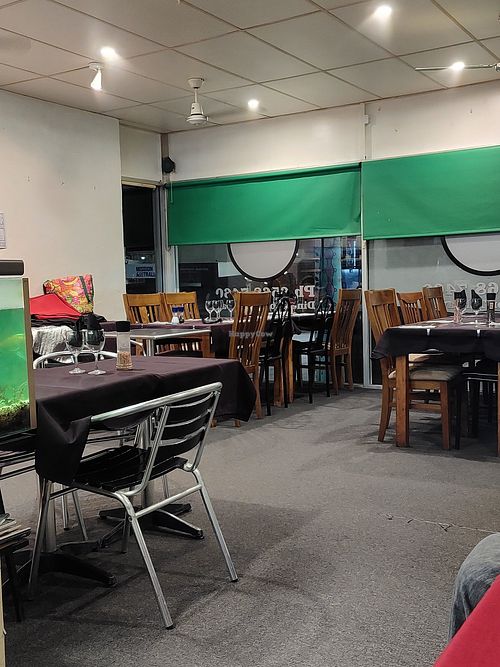 Inside seating at Pizza This Pizza That in Nambucca Heads
