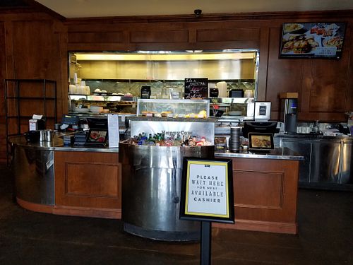 Order at the counter at Black Walnut Cafe in Austin
