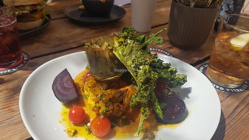 Grilled cauliflower at The Olive Tree in Mallorca