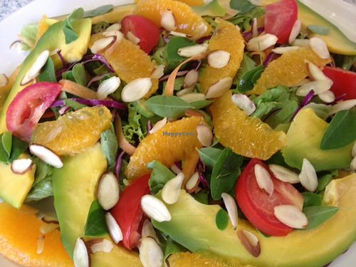 Avocado Moringa Salad at Light Body Wholistic Clinic and Organic Earth Juice Bar in Bridgetown