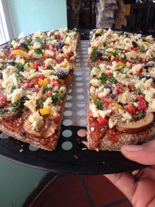 Paradise Pizza at Light Body Wholistic Clinic and Organic Earth Juice Bar in Bridgetown