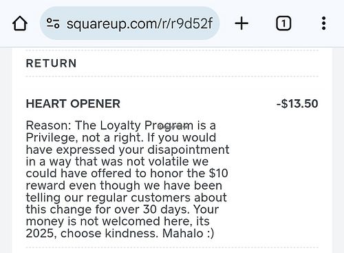 This offended me, because I am a kind loving human1💞 at Loved by the Sun in Hilo