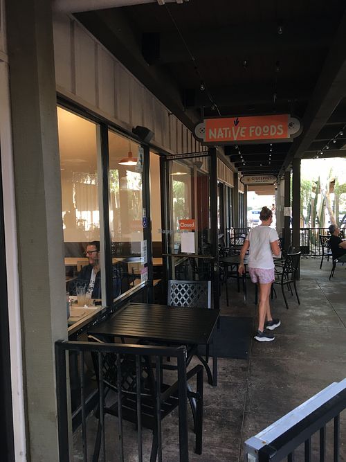 Store Front  at Native Foods in Palm Springs