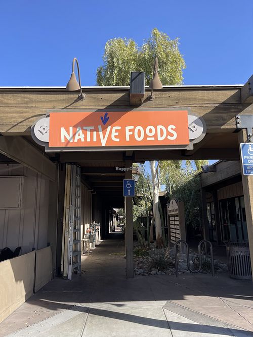 Outside  at Native Foods in Palm Springs
