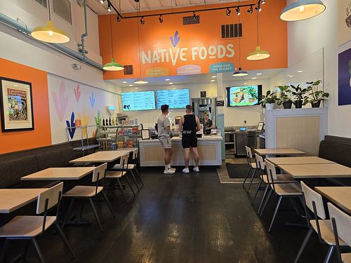 Inside at Native Foods in Palm Springs