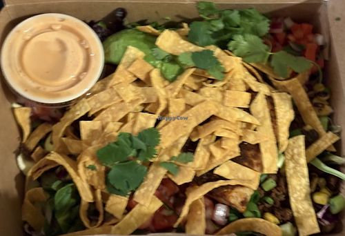 Taco salad (to go)  at Native Foods in Palm Springs