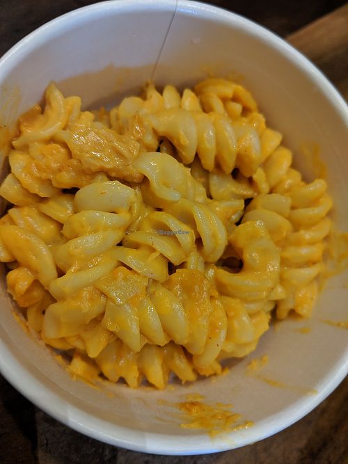 Creamy tasty Mac and cheese at Native Foods in Palm Springs