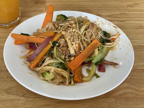 Pad thai  at Loving Vegan in Da Nang