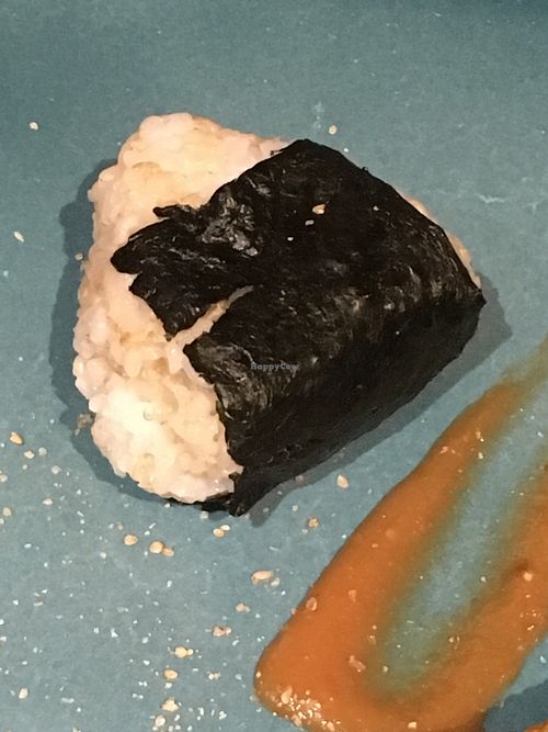 Whole rice onigiri  at Miyabi in Turin